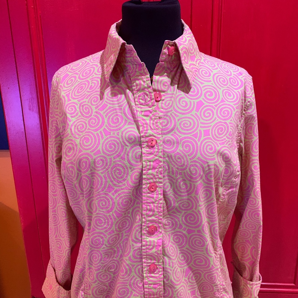 Anthropologie 600 West blouse.Fun colors & pattern